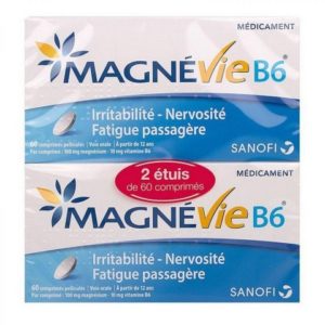 magnevie b6 magnesium lot de 2 boites sanofi pharmacie charlet rieux