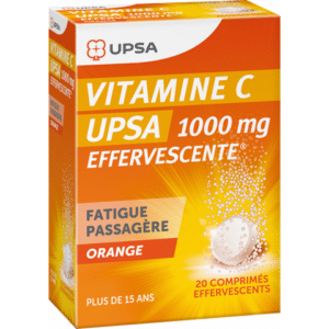 vitamine c upsa 1000 mg 20 comprimes effervescents pharmacie charlet rieux
